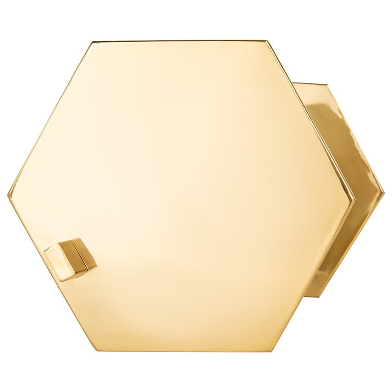 Safavieh Aurea Hexagonal Accent End Table in Gold