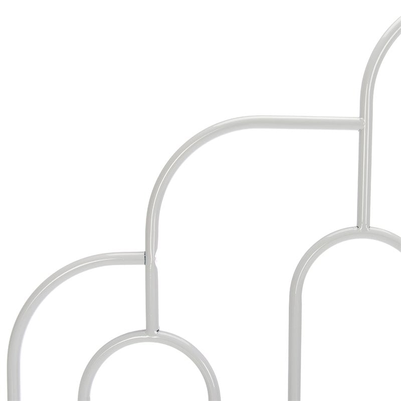 Safavieh Paloma Queen Metal Bed in White