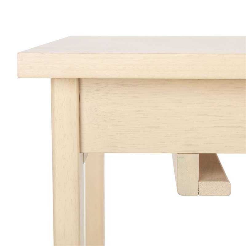 Safavieh Colbie 3 Piece Counter Height Dining Set in White Oak