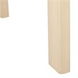 Safavieh Colbie 3 Piece Counter Height Dining Set in White Oak