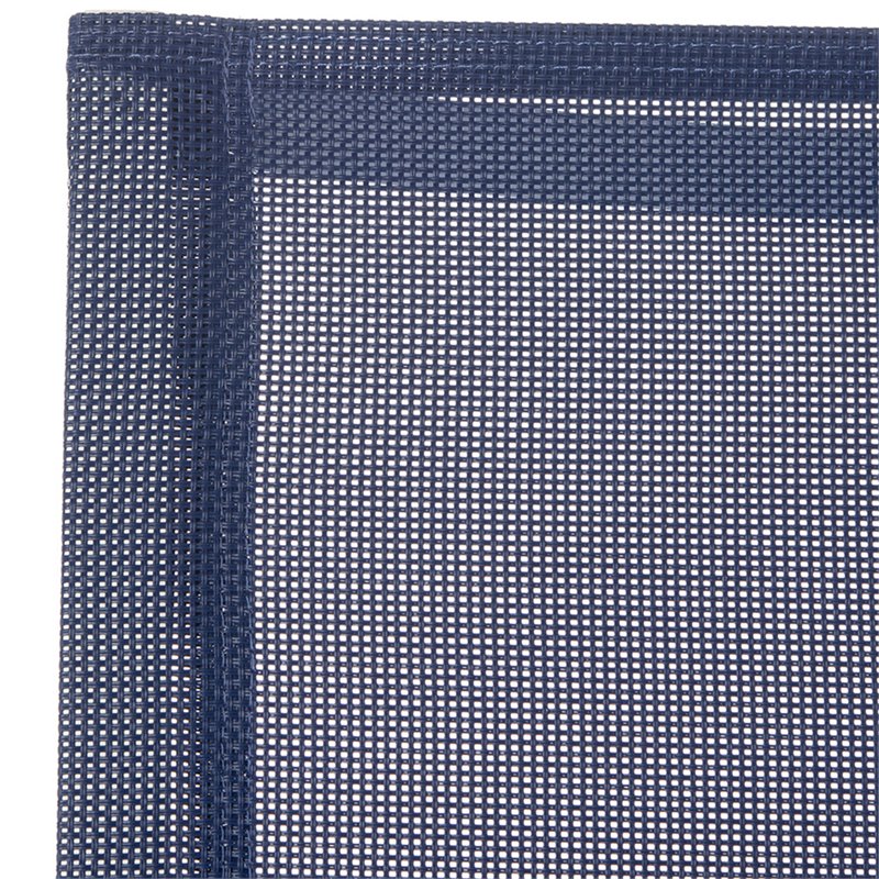 Safavieh Neval Stackable Patio Chair in Navy and White (Set of 2)