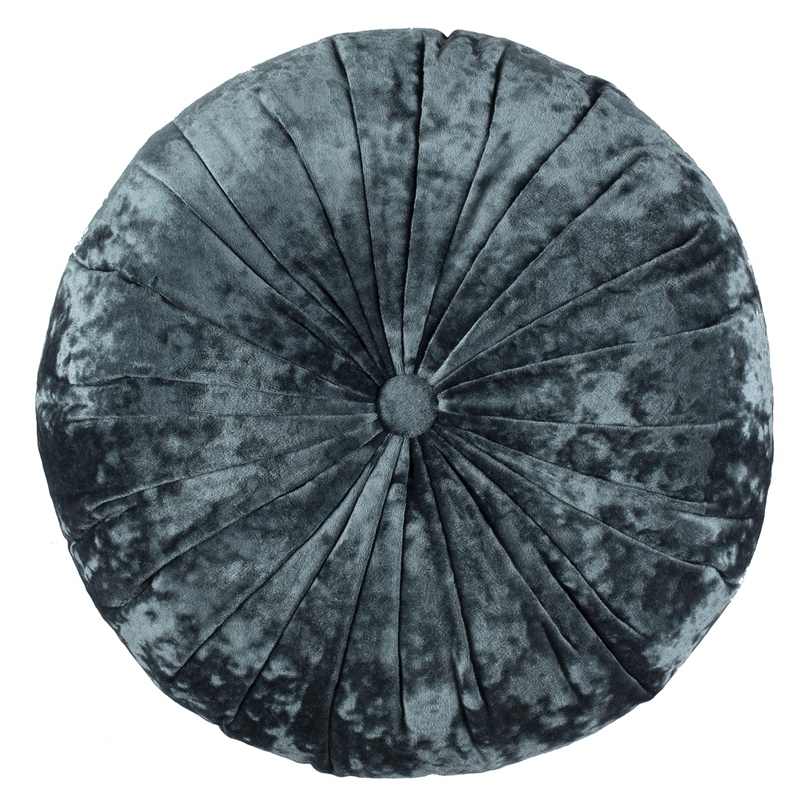 Safavieh Caramia Round Throw Pillow in Blue
