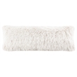 Safavieh Shag Throw Pillow in Metallic Snow