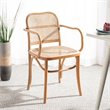 Safavieh Keiko Cane Dining Arm Chair in Natural