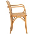 Safavieh Keiko Cane Dining Arm Chair in Natural