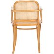 Safavieh Keiko Cane Dining Arm Chair in Natural