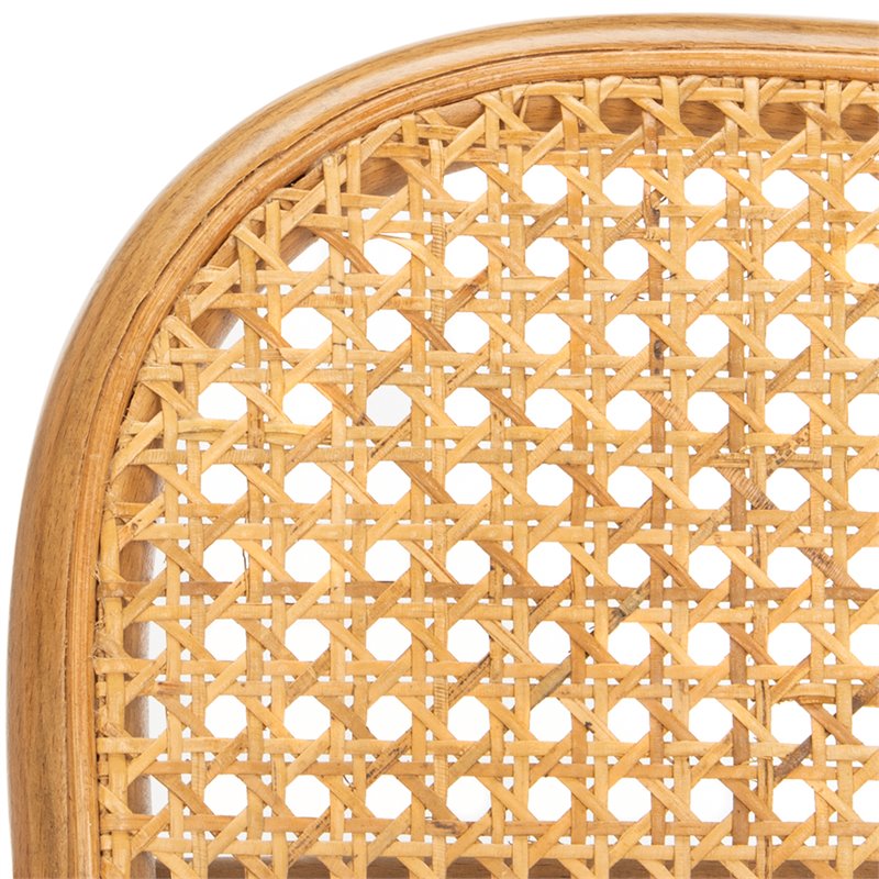 Safavieh Keiko Cane Dining Arm Chair in Natural