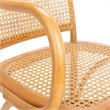Safavieh Keiko Cane Dining Arm Chair in Natural