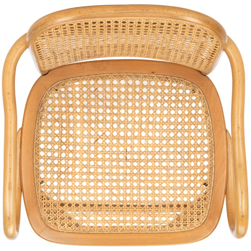Safavieh Keiko Cane Dining Arm Chair in Natural