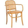 Safavieh Keiko Cane Dining Arm Chair in Natural