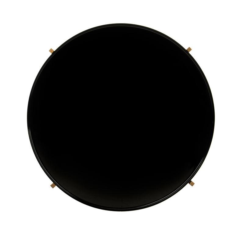 Safavieh Tia Round 5 Tier Iron Etagere in Black / Brass