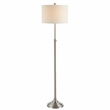 Safavieh Leeland Iron Floor Lamp in Brushed Nickel