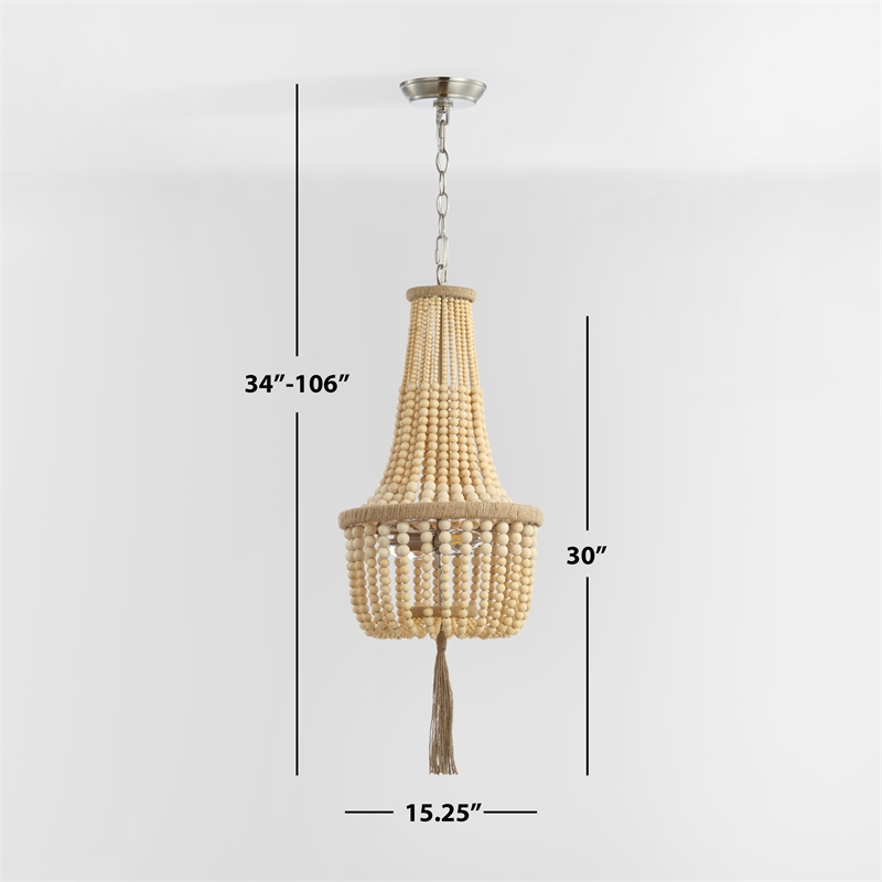 Safavieh Wynne 2-Lights Pendant Lamp in Gold