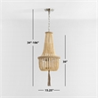Safavieh Wynne 2-Lights Pendant Lamp in Gold