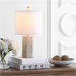 Safavieh Eliseo Table Lamp in Beige and Off White