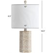 Safavieh Eliseo Table Lamp in Beige and Off White