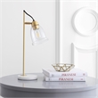 Safavieh Gibson Table Lamp in Gold and White