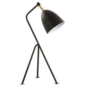 Safavieh Dariel Contemporary Table Lamp in Black/Brass and Gold Pop