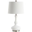Safavieh Kellen Table Lamp in Silver and White