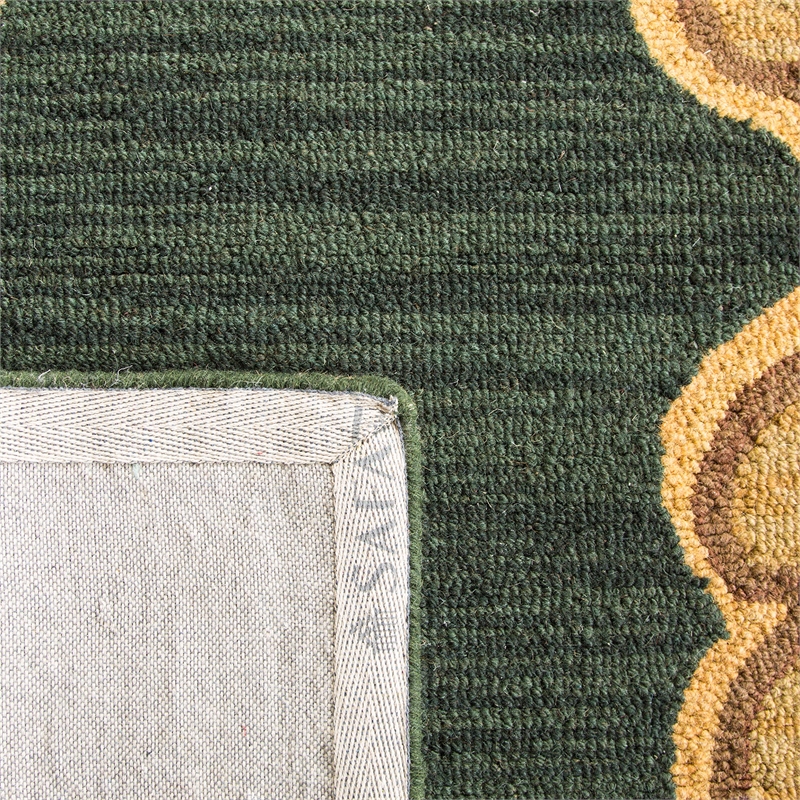 Safavieh Jardin 3' X 5' Hand Tufted Multicolored Wool Rug in Black
