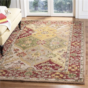 Safavieh Heritage 4' x 6' Multicolored Hand Tufted Wool Rug
