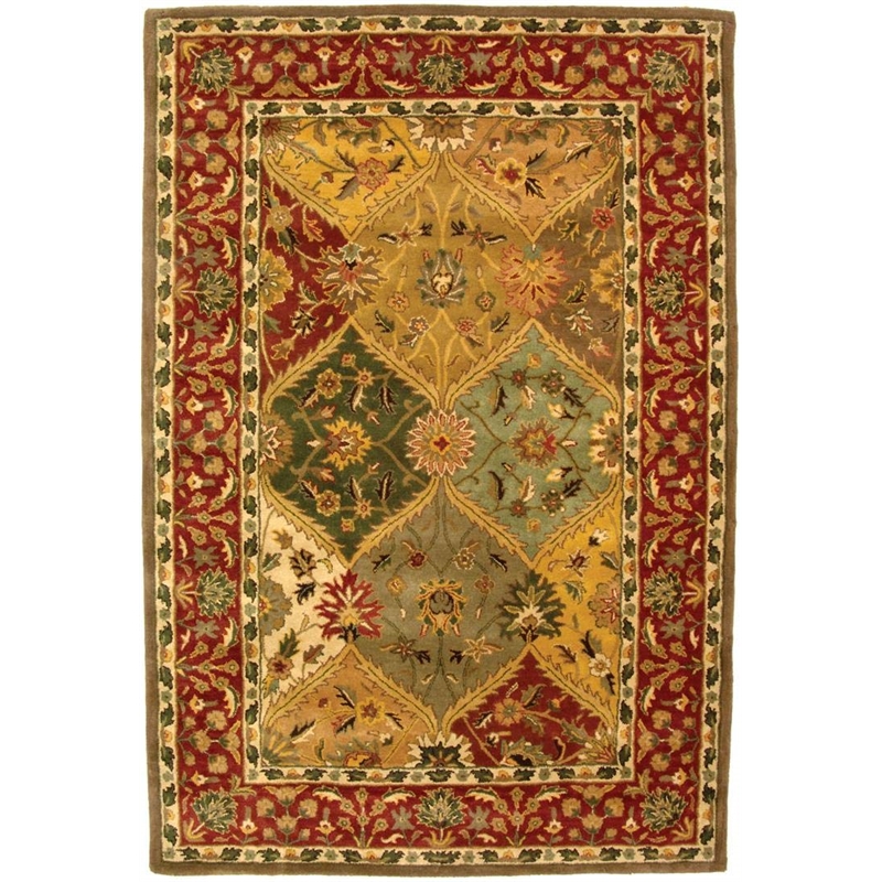 Safavieh Heritage 5' x 8' Multicolored Hand Tufted Wool Rug