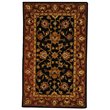 Safavieh Heritage 3' x 5' Hand Tufted Wool Rug in Black and Red