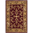 Safavieh Heritage 10' x 14' Hand Tufted Wool Rug in Red and Gold
