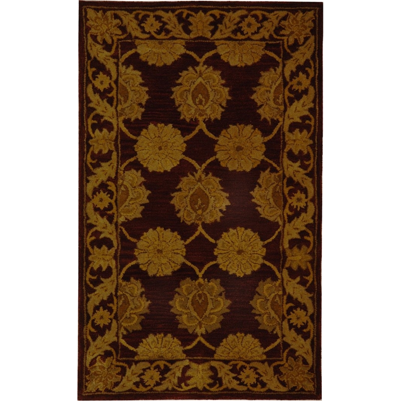 Safavieh Heritage 3' x 5' Hand Tufted Wool Rug in Black