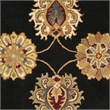 Safavieh Heritage 8' Square Hand Tufted Wool Rug in Black
