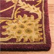 Safavieh Heritage 3' x 5' Hand Tufted Wool Rug in Maroon