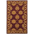 Safavieh Heritage 5' x 8' Hand Tufted Wool Rug in Maroon