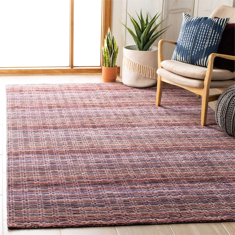 Safavieh Himalaya 5' x 8' Hand Loomed Wool Rug in Purple