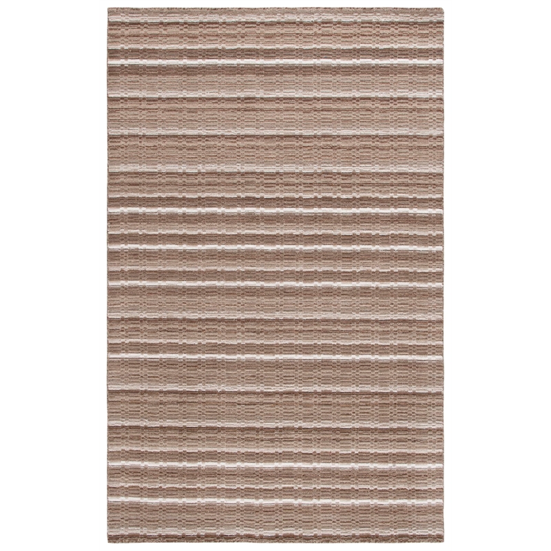 Safavieh Himalaya 5' x 8' Hand Loomed Wool Rug in Natural