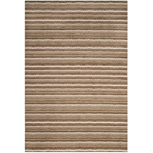 Safavieh Himalaya 6' x 9' Hand Loomed Wool Rug in Natural