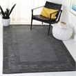 Safavieh Impressions 5' x 8' Hand Loomed Wool Rug in Charcoal and Blue