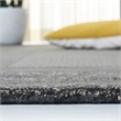 Safavieh Impressions 5' x 8' Hand Loomed Wool Rug in Charcoal and Blue