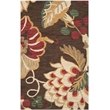 Safavieh Jardin 3' x 5' Multicolored Hand Tufted Wool Rug in Brown