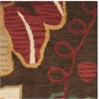 Safavieh Jardin 8' x 10' Multicolored Hand Tufted Wool Rug in Brown