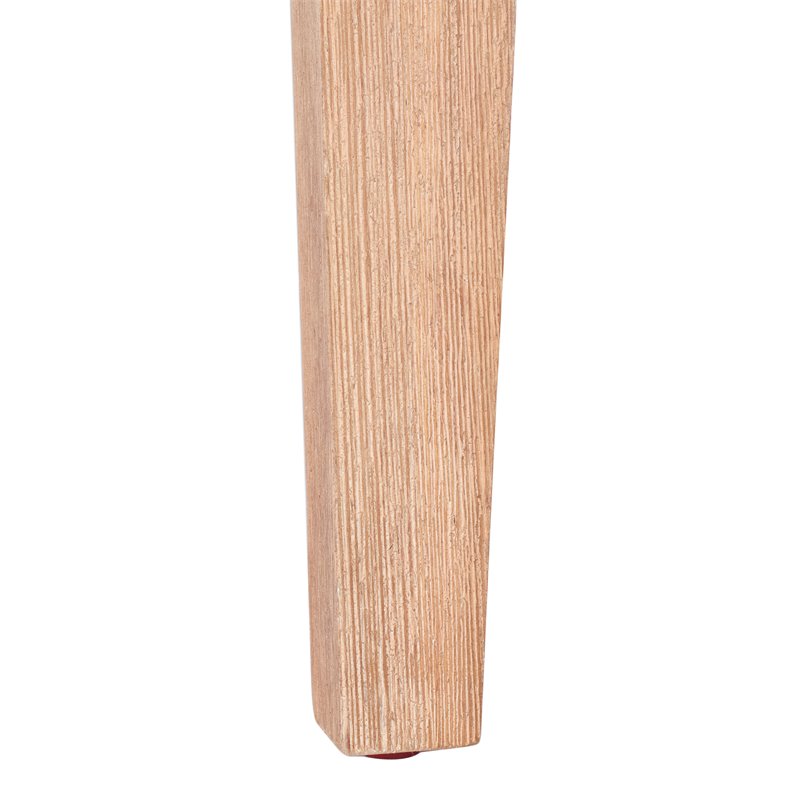 Safavieh Valton Acacia Wood/Sandstone Side Table in Natural and Light Gray