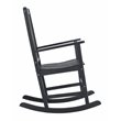 Safavieh Barstow Acacia Wood Rocking Chair in Dark Slate Gray