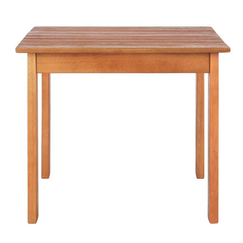 Safavieh Randor Eucalyptus Wood Outdoor Folding Table in Natural