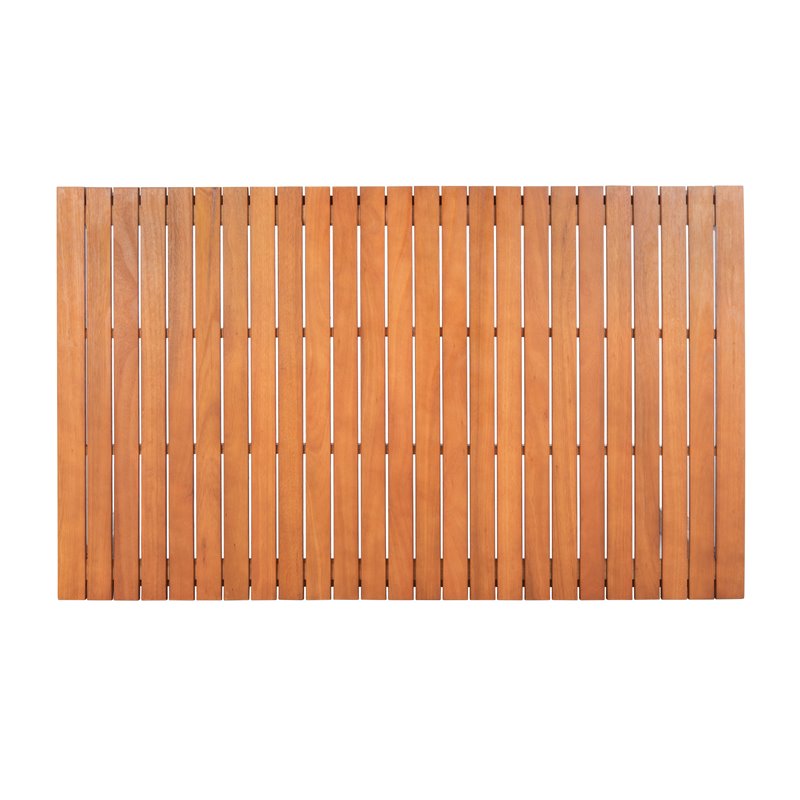 Safavieh Dores Contemporary Eucalyptus Wood Outdoor Dining Table in Natural