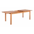 Safavieh Marson Contemporary Eucalyptus Wood Outdoor Dining Table in Natural