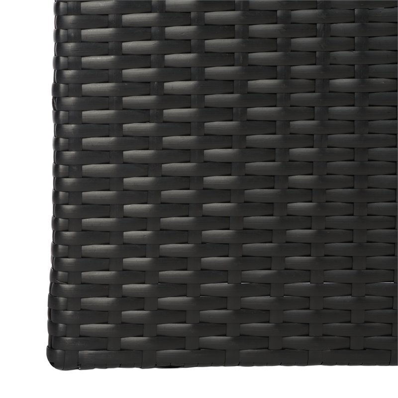 Safavieh Rita Polyester Fabric/Foam Outdoor Flower Rack in Black