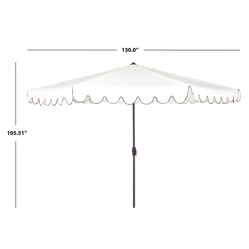 black and white scalloped patio umbrella business & pleasure co. Market in quality pieces Black & White Scallop Tiered