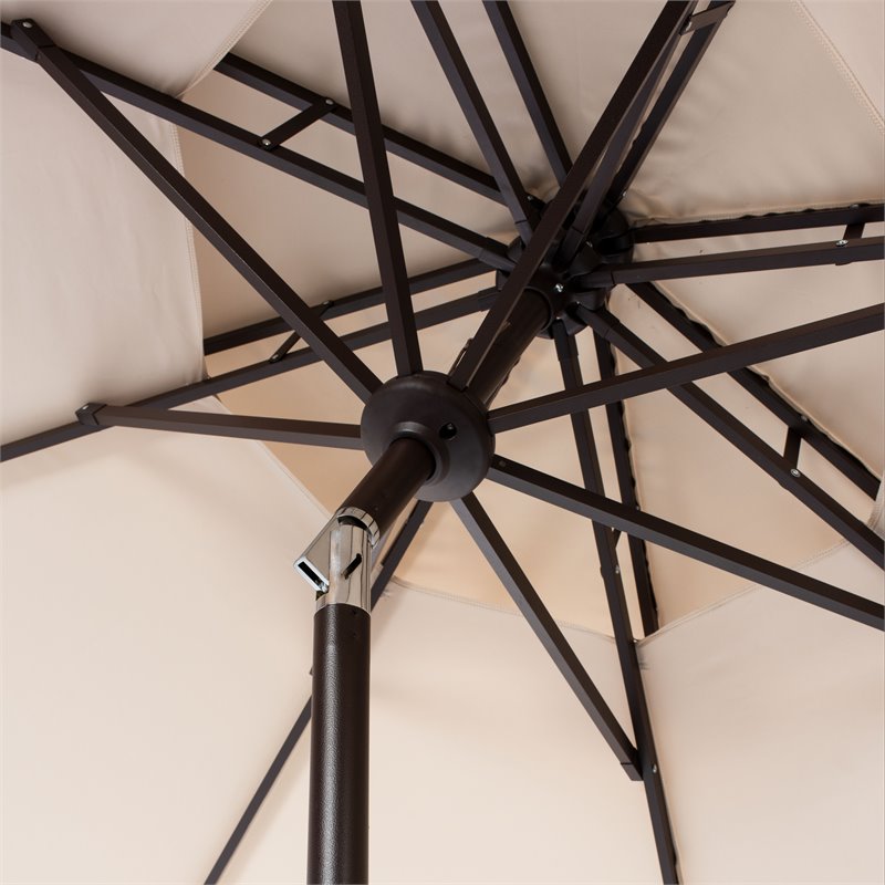 Safavieh Zimmerman Double-Top Patio Umbrella - Thumbnail 4