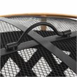 Safavieh Bryce Round Contemporary Steel Metal Fire Pit in Copper and Black
