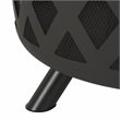 Safavieh Bryce Round Contemporary Steel Metal Fire Pit in Copper and Black