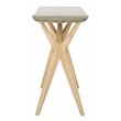 Safavieh Ragna Concrete/Wood Indoor/Outdoor Console Table in Dark Gray